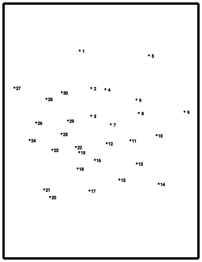 Leaf dot to dot printable